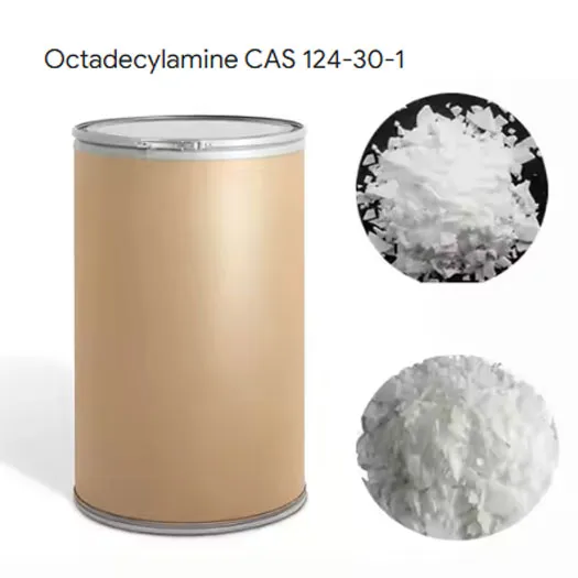 Hoge zuiverheid stearylamine (octadecylamine) oppervlakteactieve stof cas 124-30-1