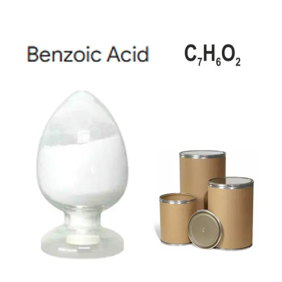 Organisch chemisch benzoëzuur 99,5% voor conserveermiddel CAS 65-85-0